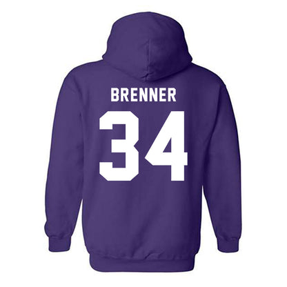 CCNY - NCAA Baseball : Jake Brenner - Classic Shersey Hooded Sweatshirt-1