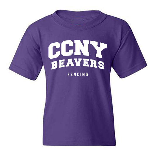 CCNY - NCAA Women's Fencing : Daniel Troubetzkoy - Classic Shersey Youth T-Shirt-0