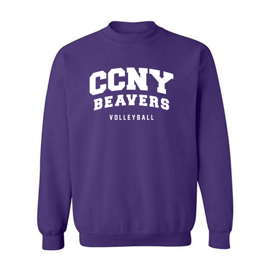 CCNY - NCAA Women's Volleyball : Nila Tom - Classic Shersey Crewneck Sweatshirt-0