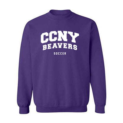 CCNY - NCAA Women's Soccer : Litsi Auquilla - Classic Shersey Crewneck Sweatshirt-0