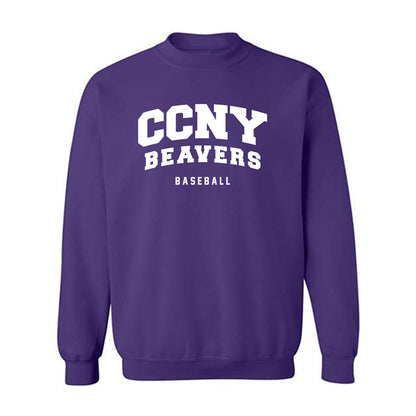 CCNY - NCAA Baseball : Manuel Martinez - Classic Shersey Crewneck Sweatshirt-0