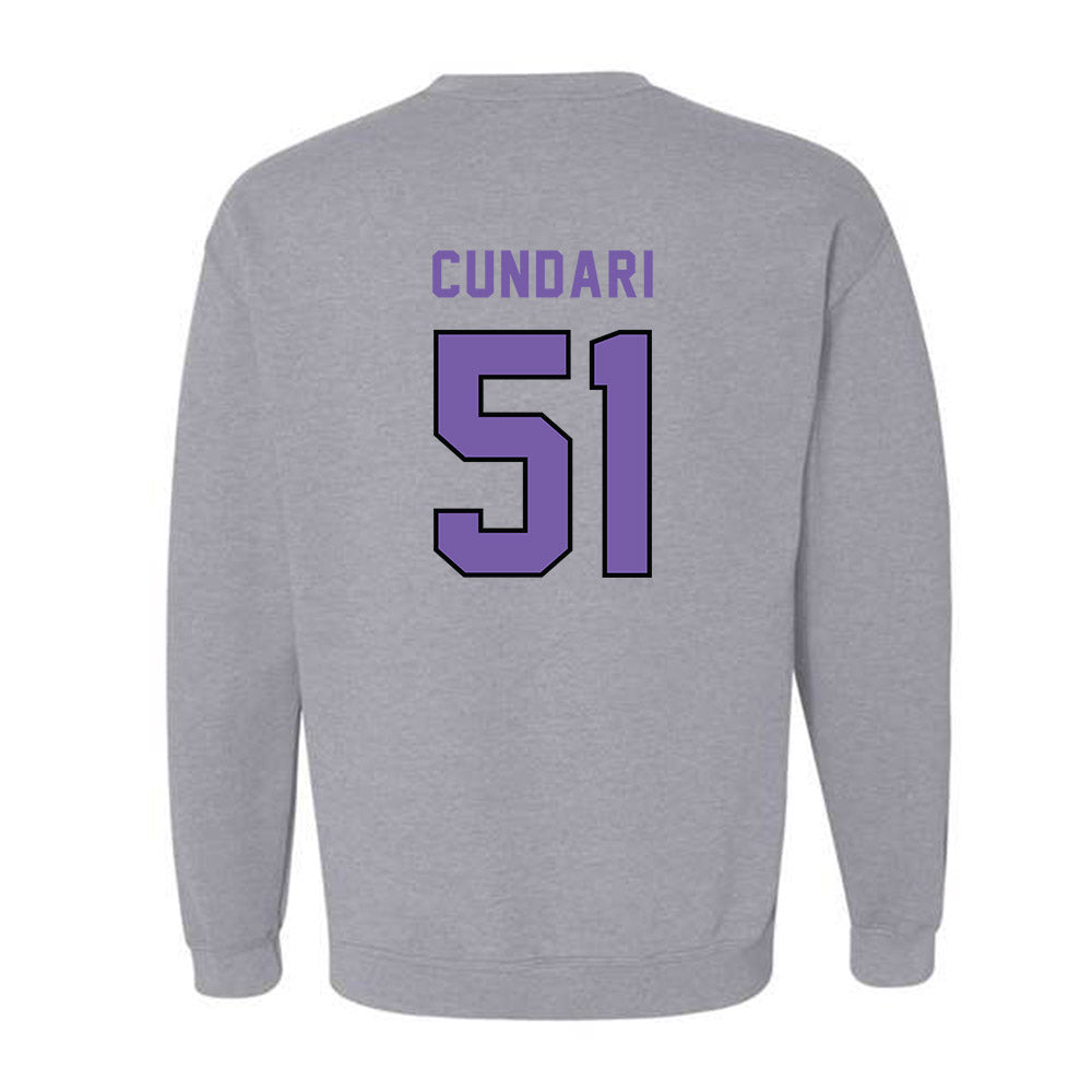 CCNY - NCAA Baseball : Frank Cundari - Classic Shersey Crewneck Sweatshirt-1