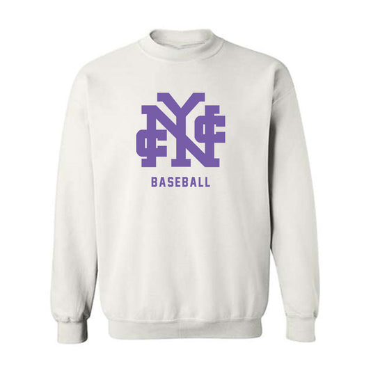 CCNY - NCAA Baseball : Jake Brenner - Classic Shersey Crewneck Sweatshirt-0