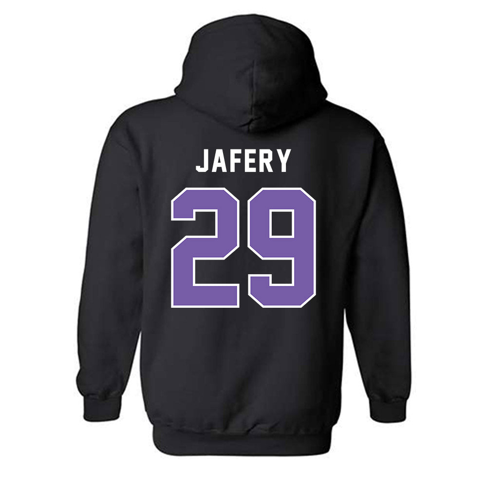 CCNY - NCAA Baseball : Amaan Jafery - Classic Shersey Hooded Sweatshirt-1