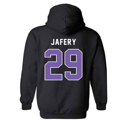 CCNY - NCAA Baseball : Amaan Jafery - Classic Shersey Hooded Sweatshirt-1