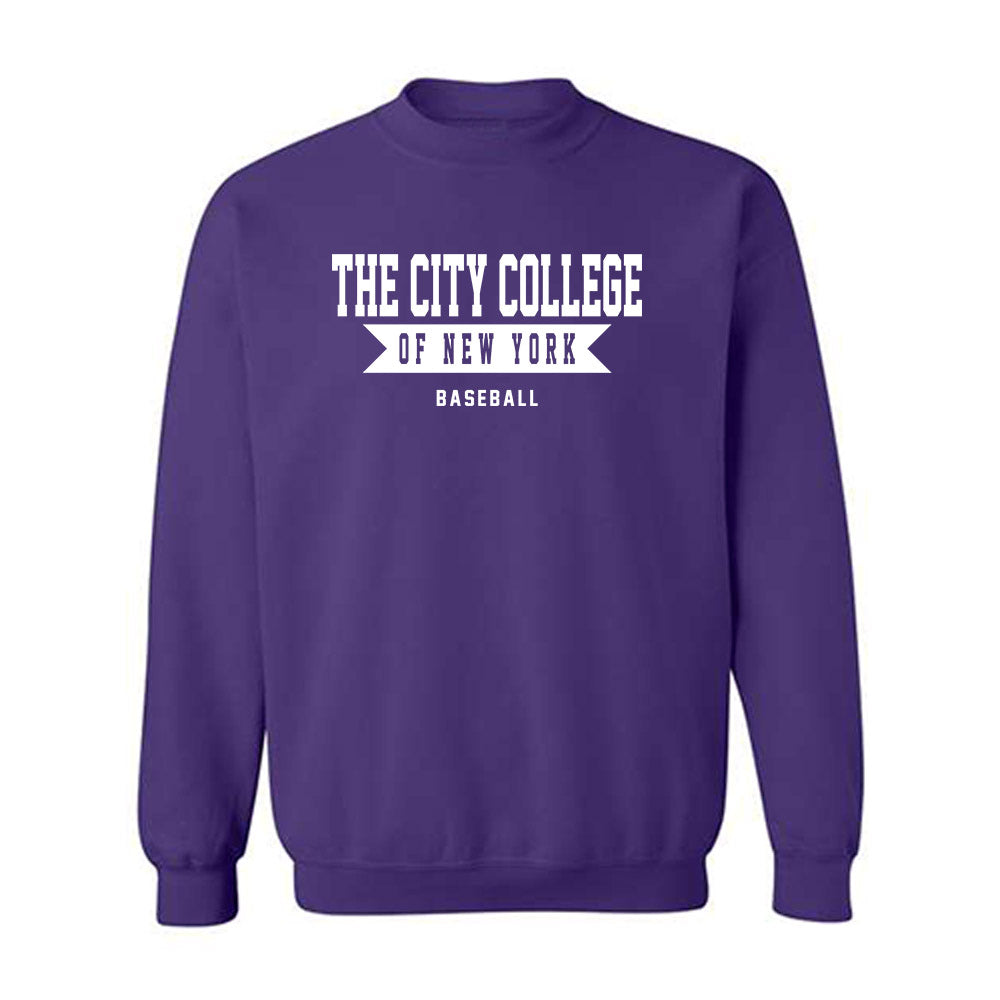 CCNY - NCAA Baseball : Eric Marmolejos - Classic Shersey Crewneck Sweatshirt-0
