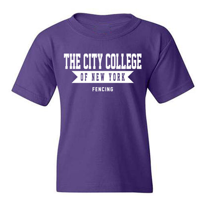 CCNY - NCAA Women's Fencing : Daniel Troubetzkoy - Classic Shersey Youth T-Shirt-0