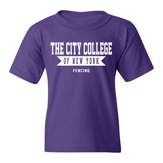 CCNY - NCAA Women's Fencing : Daniel Troubetzkoy - Classic Shersey Youth T-Shirt-0
