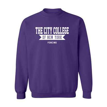 CCNY - NCAA Women's Fencing : Daniel Troubetzkoy - Classic Shersey Crewneck Sweatshirt-0