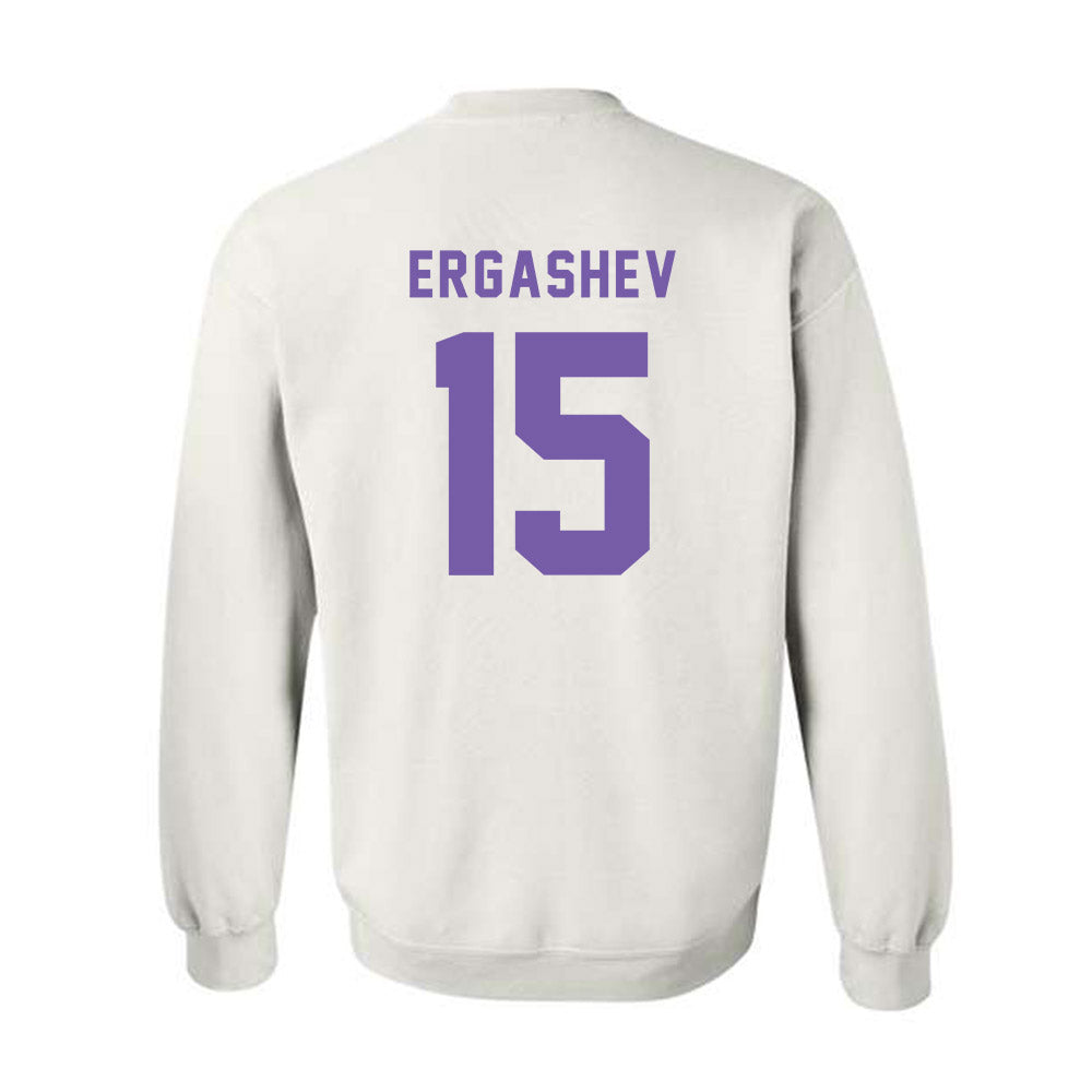 CCNY - NCAA Men's Basketball : Komron Ergashev - Classic Shersey Crewneck Sweatshirt-1