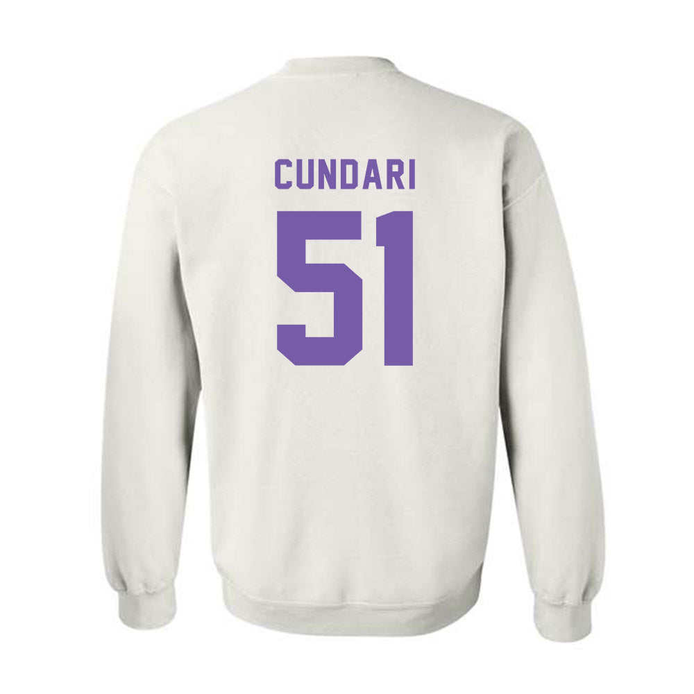 CCNY - NCAA Baseball : Frank Cundari - Classic Shersey Crewneck Sweatshirt-1