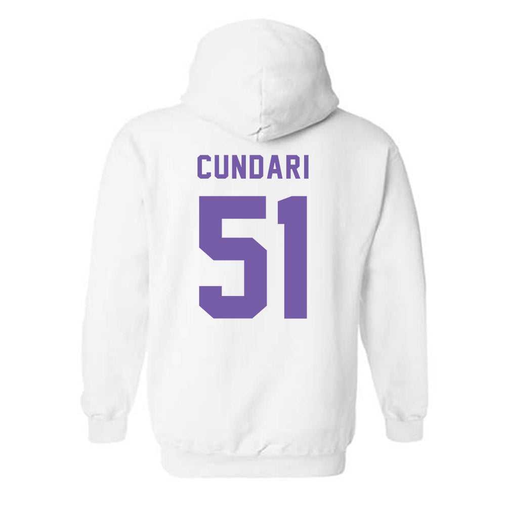 CCNY - NCAA Baseball : Frank Cundari - Classic Shersey Hooded Sweatshirt-1