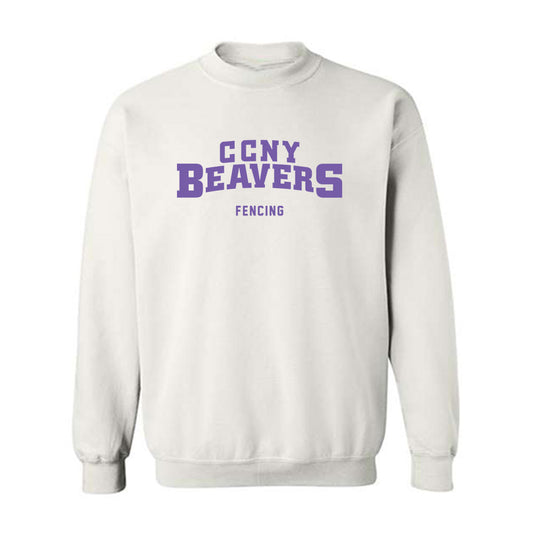 CCNY - NCAA Women's Fencing : Daniel Troubetzkoy - Classic Shersey Crewneck Sweatshirt-0