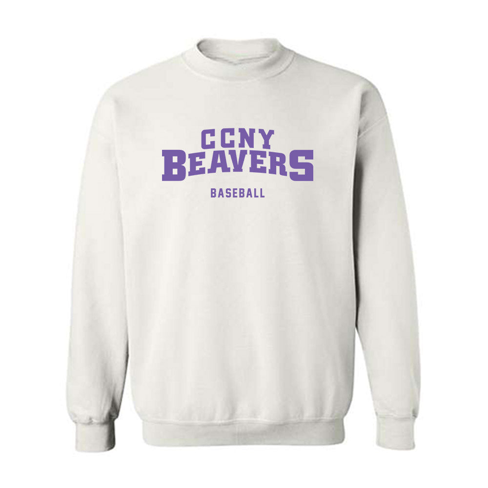 CCNY - NCAA Baseball : Manuel Martinez - Classic Shersey Crewneck Sweatshirt-0