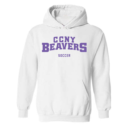 CCNY - NCAA Women's Soccer : Vania Bawla - Classic Shersey Hooded Sweatshirt-0