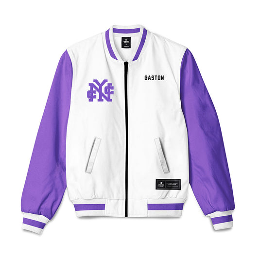 CCNY - NCAA Men's Track & Field : Tyler Gaston - Bomber Jacket-0