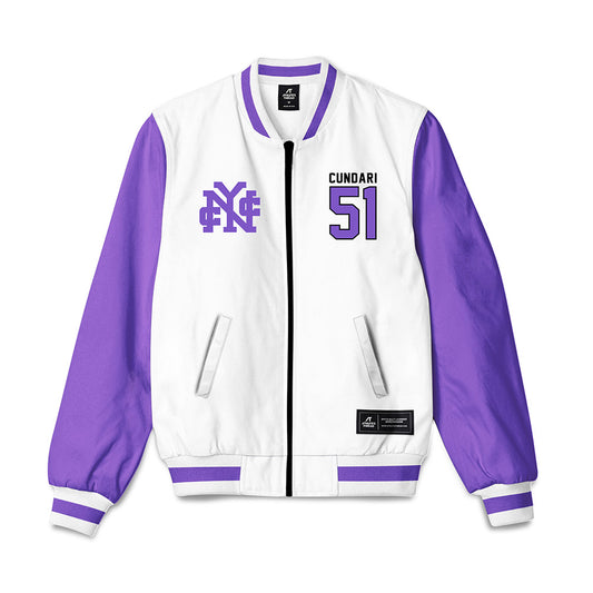 CCNY - NCAA Baseball : Frank Cundari - Bomber Jacket-0