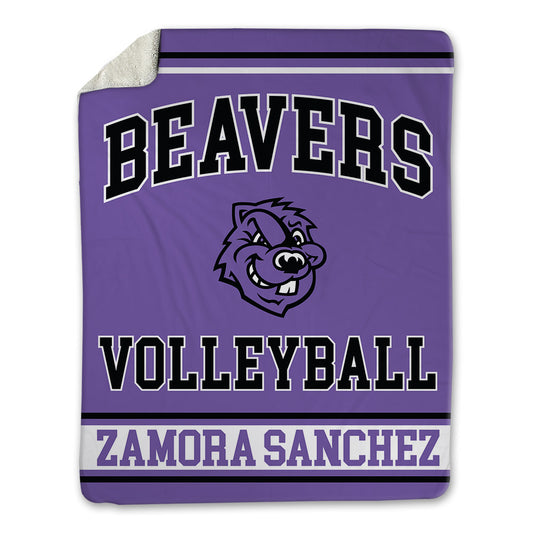 CCNY - NCAA Women's Volleyball : Ivanna Zamora Sanchez - Blanket-0