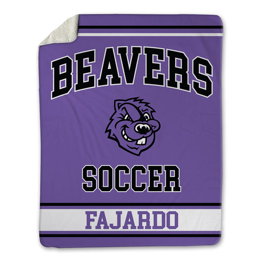 CCNY - NCAA Men's Soccer : Derek Fajardo - Blanket-0