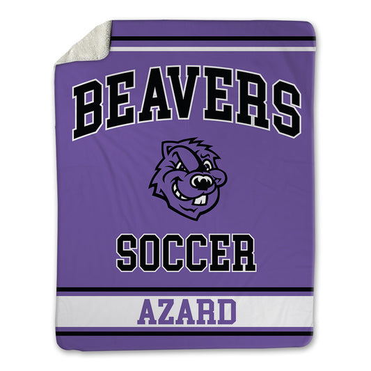 CCNY - NCAA Men's Soccer : Kelly Azard - Blanket-0