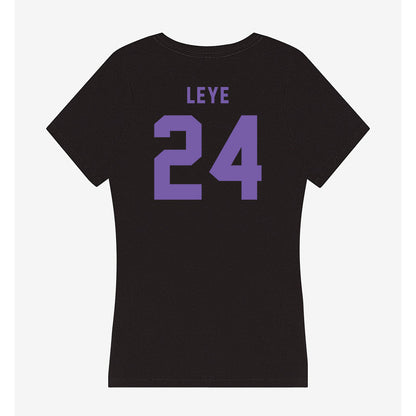 CCNY - NCAA Men's Basketball : David Leye - Women's V-Neck T-Shirt-1