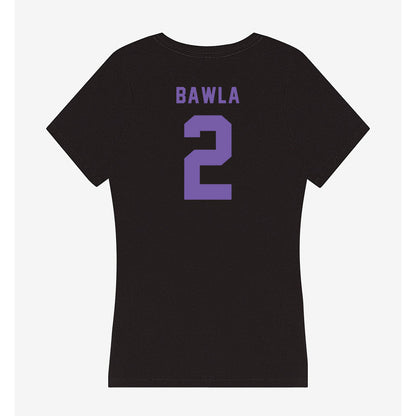 CCNY - NCAA Women's Soccer : Vania Bawla - Women's V-Neck T-Shirt-1