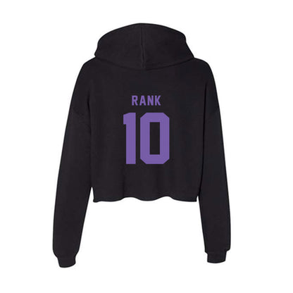 CCNY - NCAA Baseball : Erik Rank - Women's Crop Fleece Hoodie-1