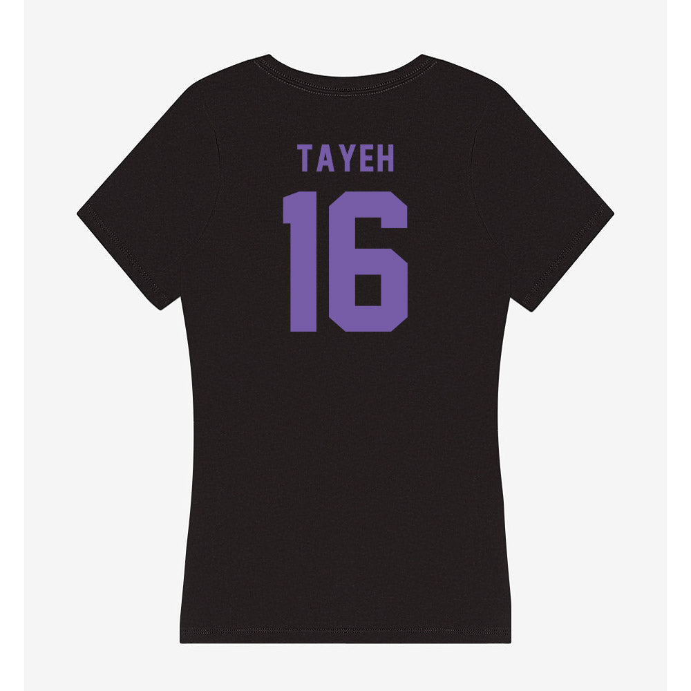 CCNY - NCAA Men's Volleyball : Mahmoud Tayeh - Women's V-Neck T-Shirt-1