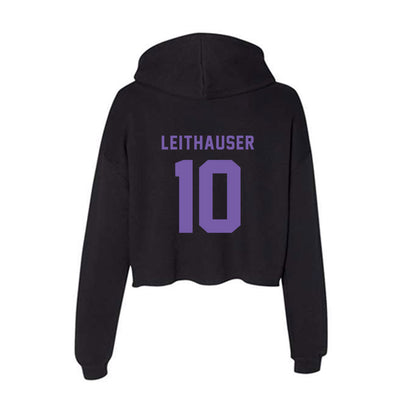 CCNY - NCAA Women's Soccer : Lennon Leithauser - Women's Crop Fleece Hoodie-1