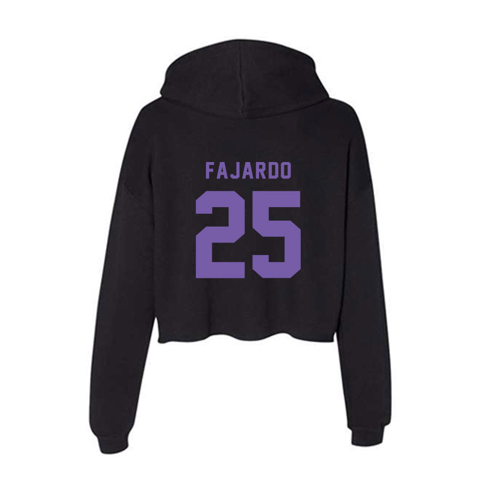 CCNY - NCAA Men's Soccer : Derek Fajardo - Women's Crop Fleece Hoodie-1