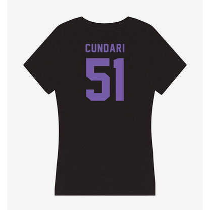 CCNY - NCAA Baseball : Frank Cundari - Women's V-Neck T-Shirt-1