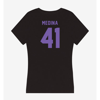 CCNY - NCAA Baseball : Justin Medina - Women's V-Neck T-Shirt-1