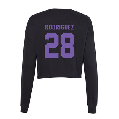CCNY - NCAA Baseball : Alex Rodriguez - Women's Cropped Crew Fleece-1