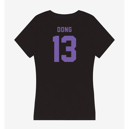 CCNY - NCAA Men's Volleyball : Bosco Dong - Women's V-Neck T-Shirt-1
