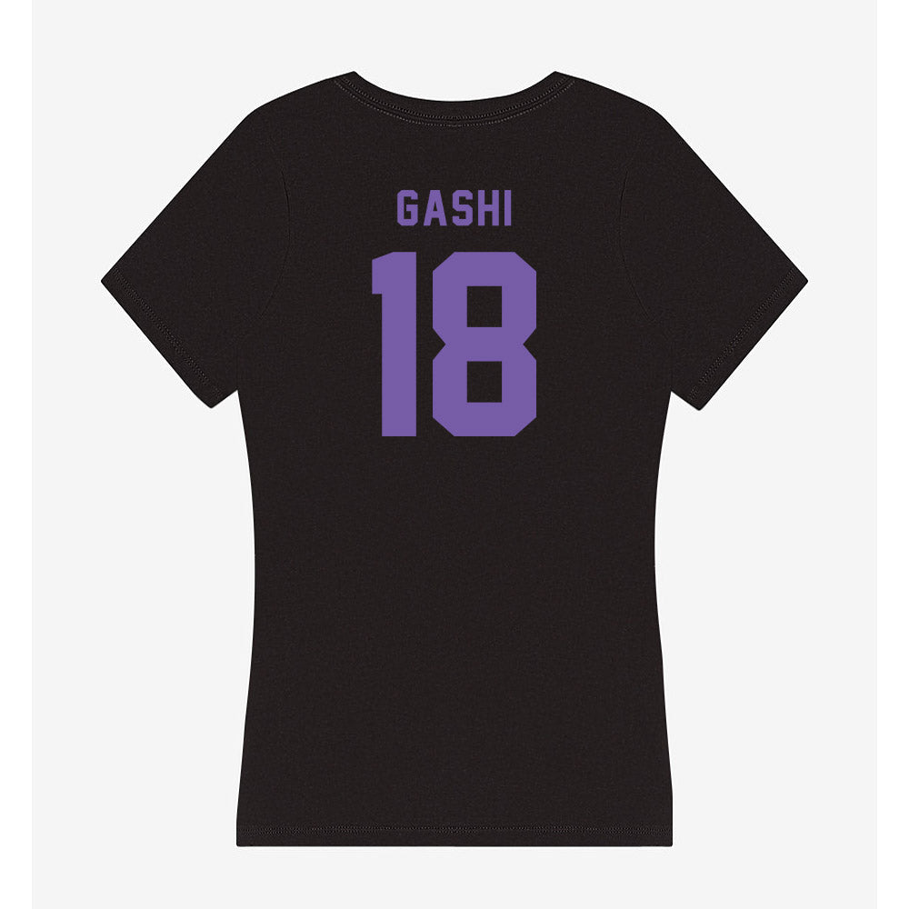 CCNY - NCAA Women's Soccer : Elsa Gashi - Women's V-Neck T-Shirt-1