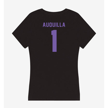 CCNY - NCAA Women's Soccer : Litsi Auquilla - Women's V-Neck T-Shirt-1