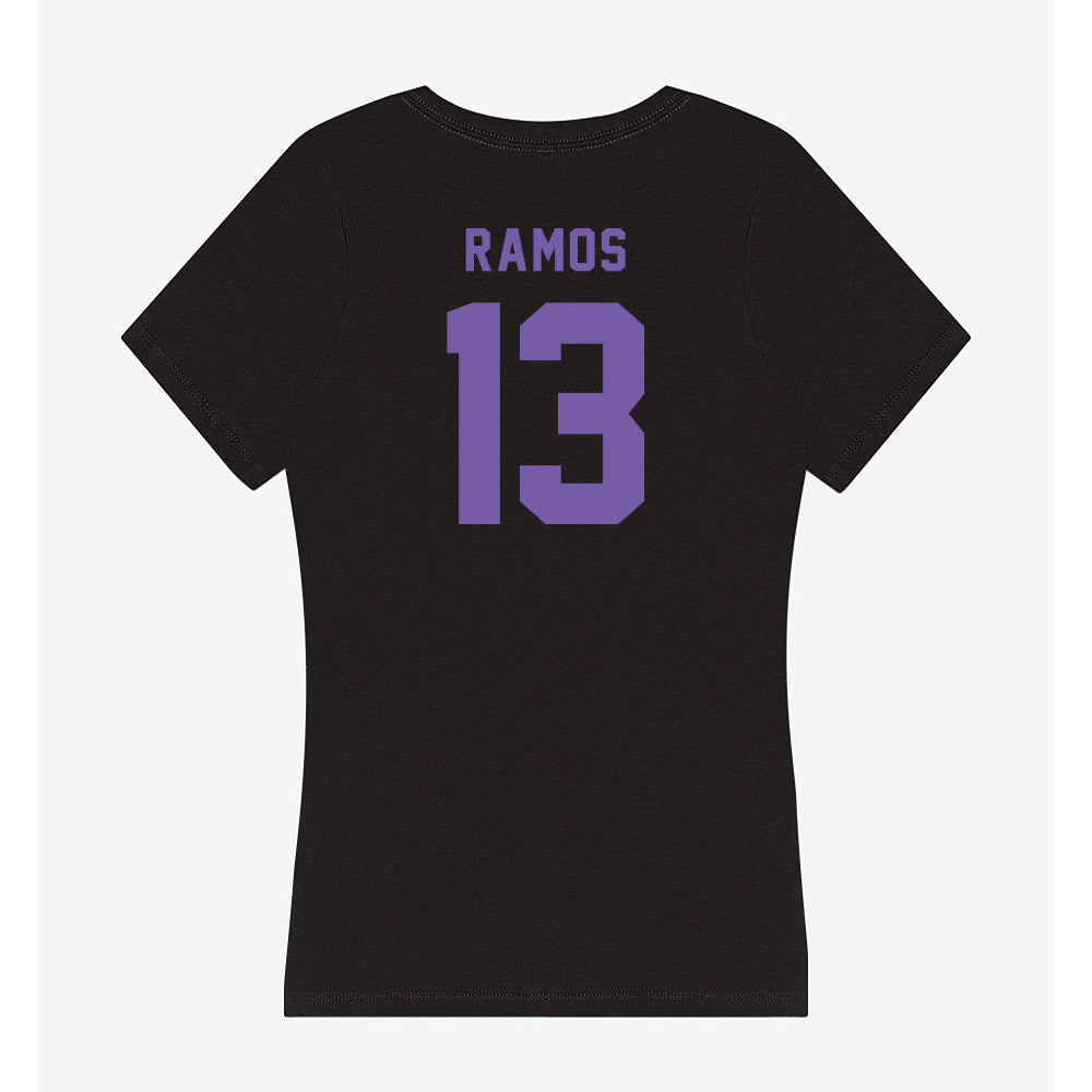 CCNY - NCAA Women's Basketball : Joscelyn Ramos - Women's V-Neck T-Shirt-1