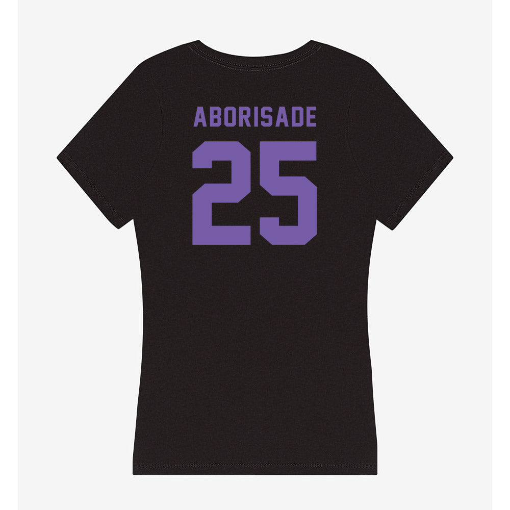CCNY - NCAA Men's Basketball : Olabanjo Aborisade - Women's V-Neck T-Shirt-1