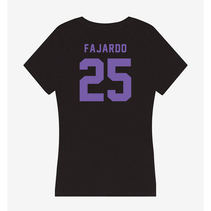 CCNY - NCAA Men's Soccer : Derek Fajardo - Women's V-Neck T-Shirt-1