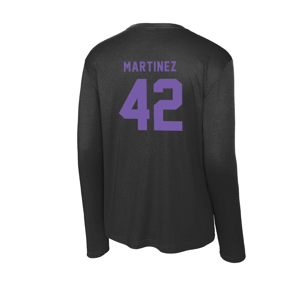 CCNY - NCAA Baseball : Manuel Martinez - Activewear Long Sleeve T-Shirt-1