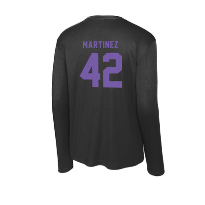 CCNY - NCAA Baseball : Manuel Martinez - Activewear Long Sleeve T-Shirt-1