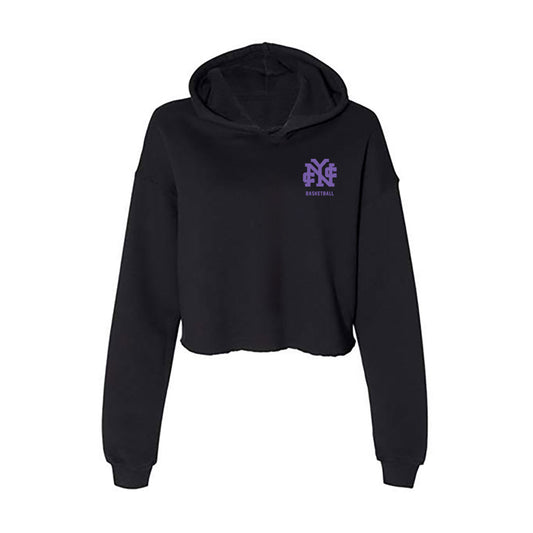 CCNY - NCAA Men's Basketball : Zachary Peysakhovich - Women's Crop Fleece Hoodie-0
