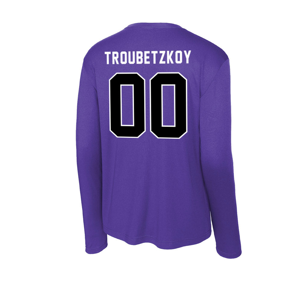 CCNY - NCAA Women's Fencing : Daniel Troubetzkoy - Activewear Long Sleeve T-Shirt-1
