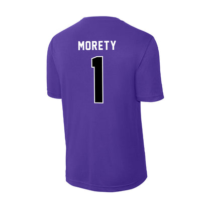 CCNY - NCAA Men's Basketball : Justin Morety - Activewear T-Shirt-1