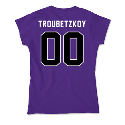 CCNY - NCAA Women's Fencing : Daniel Troubetzkoy - Soft Style Women’s T-Shirt-1