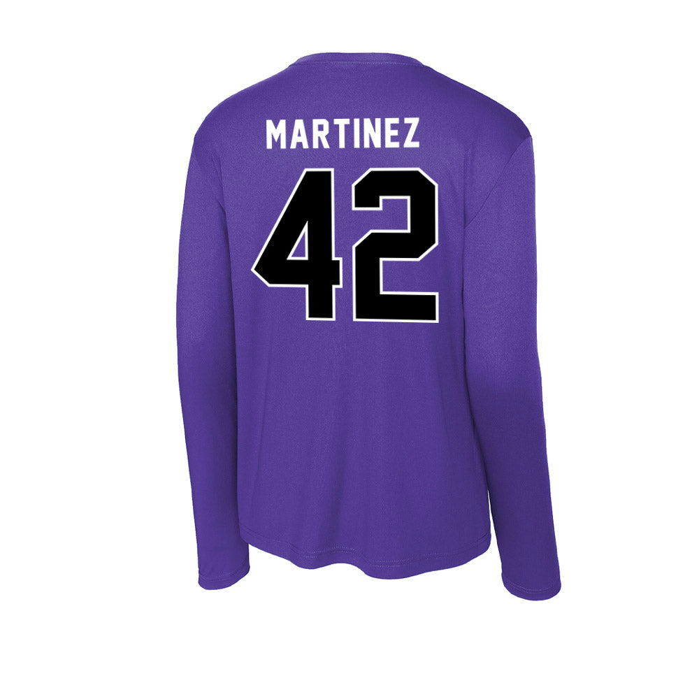 CCNY - NCAA Baseball : Manuel Martinez - Activewear Long Sleeve T-Shirt-1