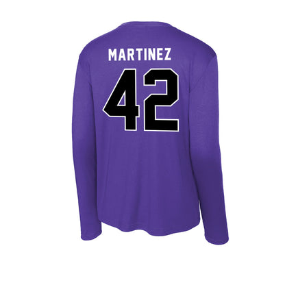 CCNY - NCAA Baseball : Manuel Martinez - Activewear Long Sleeve T-Shirt-1