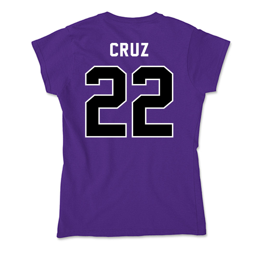 CCNY - NCAA Men's Basketball : Fabian Cruz - Soft Style Women’s T-Shirt-1
