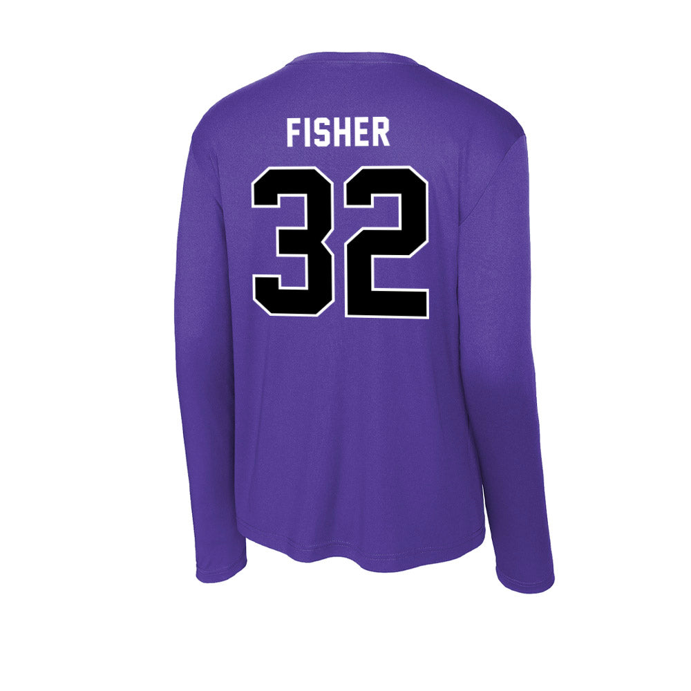 CCNY - NCAA Women's Basketball : Amanda Fisher - Activewear Long Sleeve T-Shirt-1