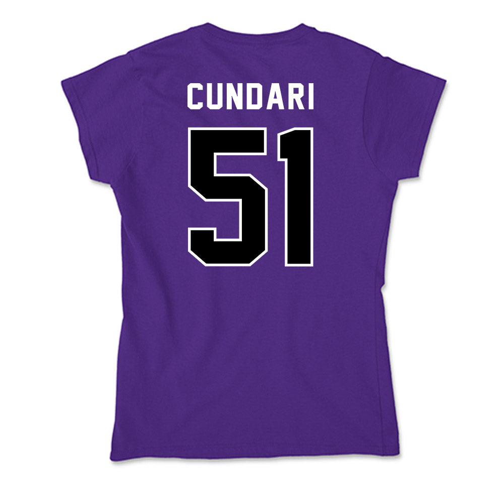 CCNY - NCAA Baseball : Frank Cundari - Soft Style Women’s T-Shirt-1